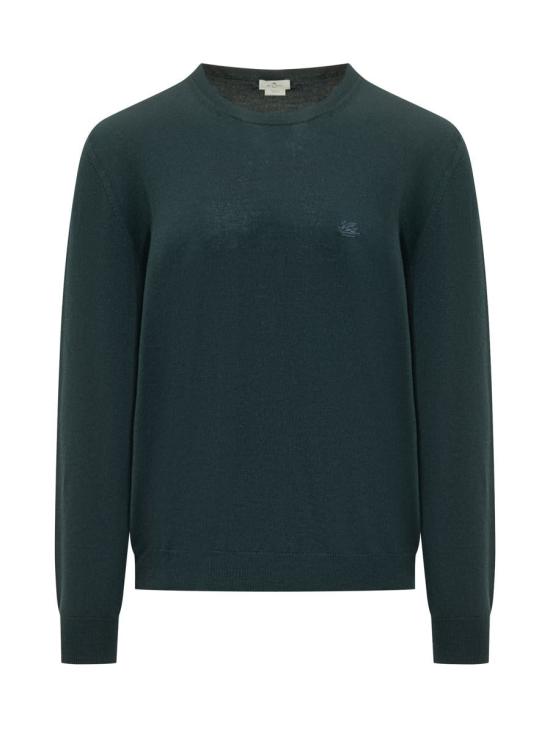 25FW 에트로 긴팔 티셔츠 MRKF0096AL291 V0018 GREEN