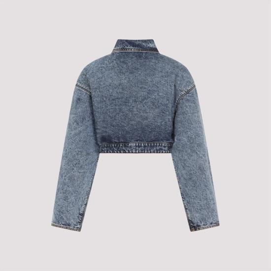 25SS 알라이아 데님 자켓 AA9V1093T535A 524 BLUE - ALAIA