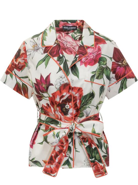 25FW 돌체앤가바나 블라우스 F5G67THS5TQ HA5PB WHITE