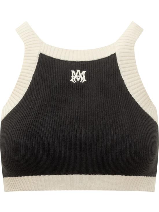 25FW 아미리 민소매 티셔츠 AWKNTT1025 BLACK Black