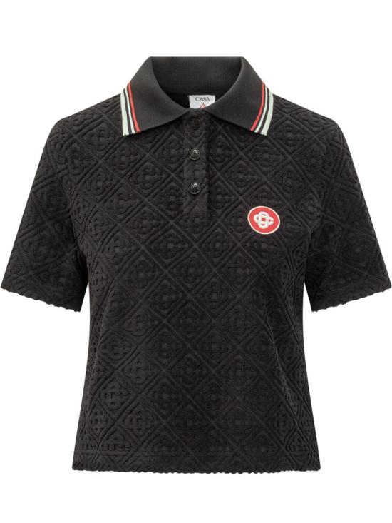 25FW 카사블랑카 셔츠 WPF25JTP377 01 Black