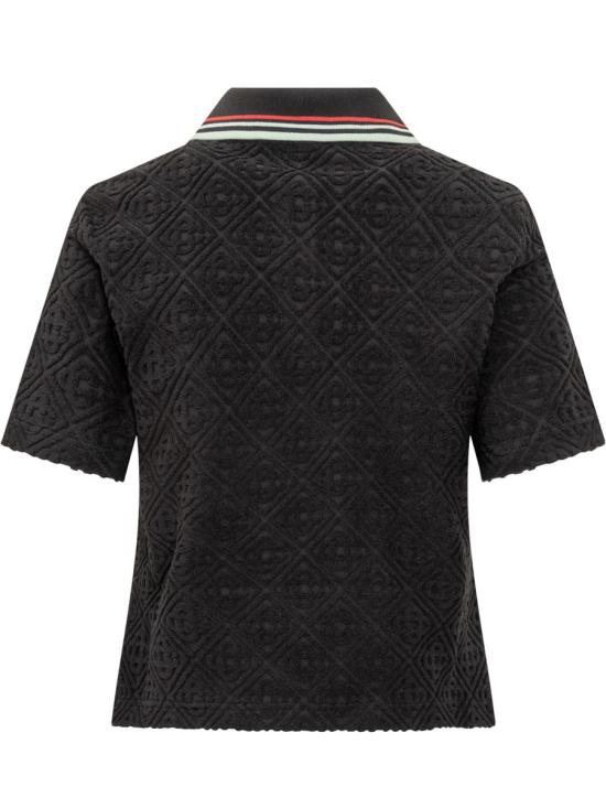 25FW 카사블랑카 셔츠 WPF25JTP377 01 Black - CASABLANCA