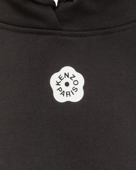 25FW 겐조 후드 티셔츠 FF62HO2524MF 99J Black - KENZO
