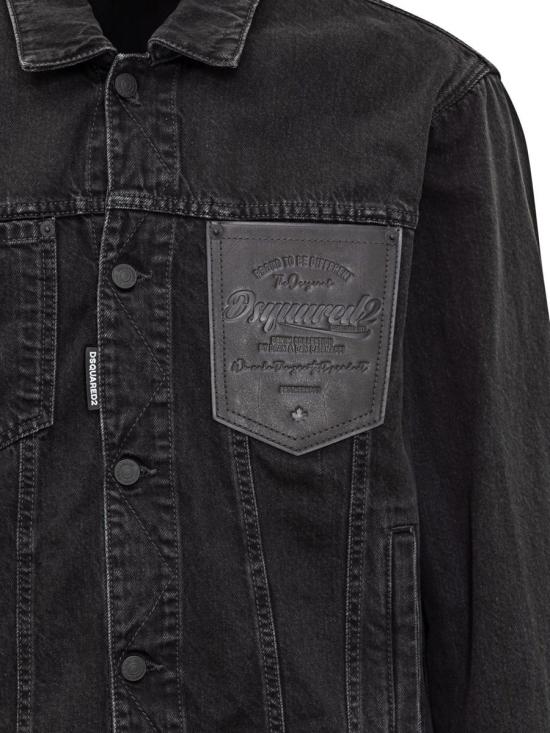 25FW 디스퀘어드2 데님 자켓 S74AM1604D30015 900 Black - DSQUARED2