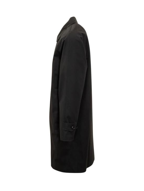 25FW 버버리 미드 렝스 캠던 헤리티지 카 코트  8079394 A1189 Black - BURBERRY