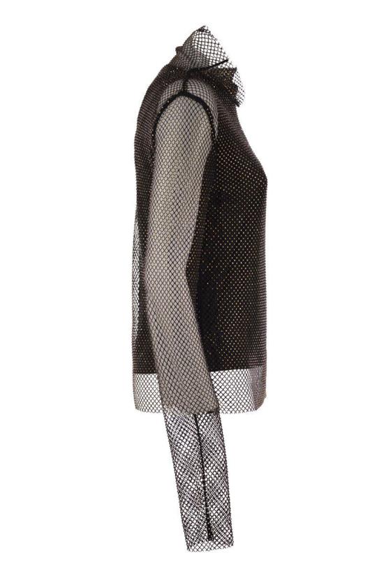 25FW 스포트막스 긴팔 티셔츠 2522946061600 003 Black - SPORTMAX