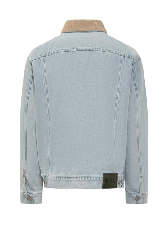25FW 드롤드무슈 데님 자켓 PERMJT1256CO123 LBE BLUE - DROLE DE MONSIEUR
