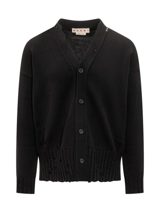25FW 마르니 가디건 CDMG0136A0UFC652 00N99 Black