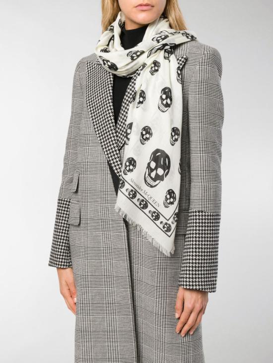  알렉산더 맥퀸 머플러/스카프 557717 3943Q9260 White - ALEXANDER MCQUEEN