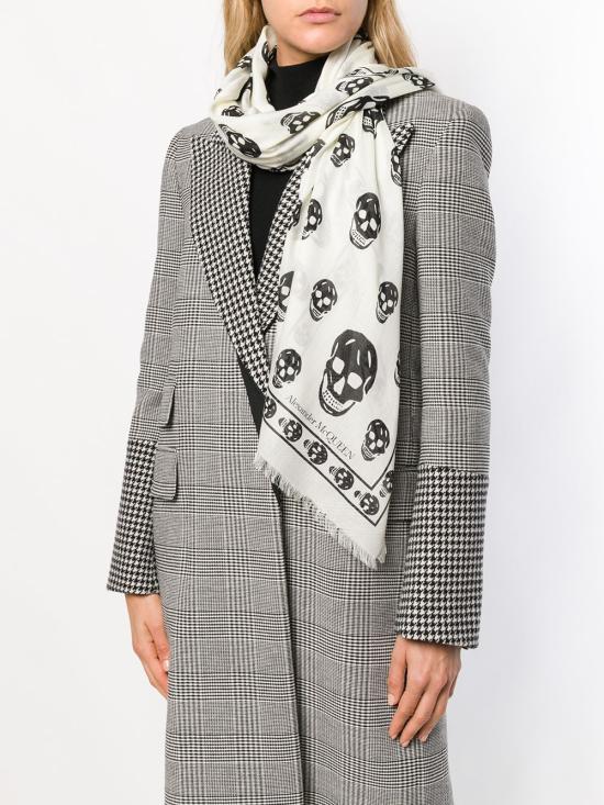  알렉산더 맥퀸 머플러/스카프 557717 3943Q9260 White - ALEXANDER MCQUEEN