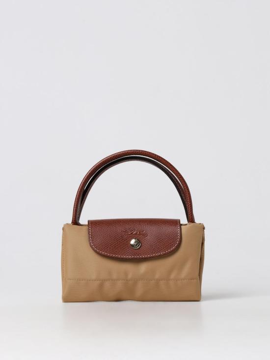 26SS 롱샴 르 플리아쥬 오리지널 핸드백 S L1621089 P86 Camel - LONGCHAMP