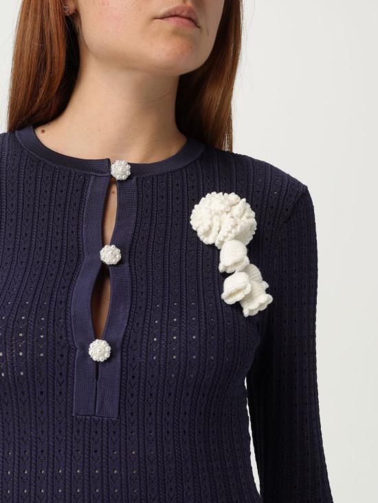 25FW 셀프 포트레이트 숏 원피스 PF25094SBL Blue - SELF PORTRAIT