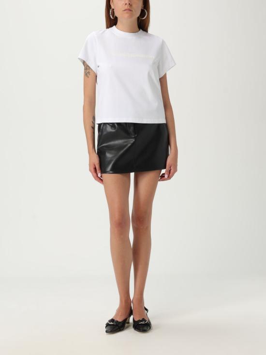 25FW 알렉산더 왕 반팔 티셔츠 1CC3251103 120 White - ALEXANDER WANG