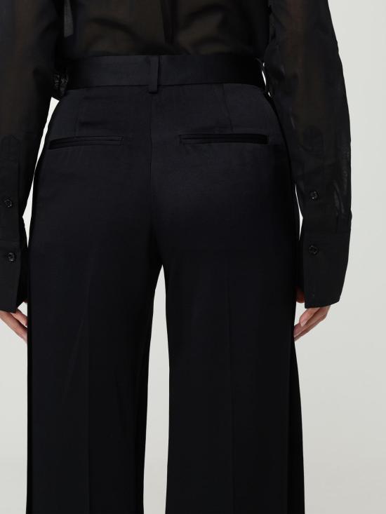 25SS 토템 스트레이트 팬츠 251WRB4483FB0344 001 Black - TOTEME