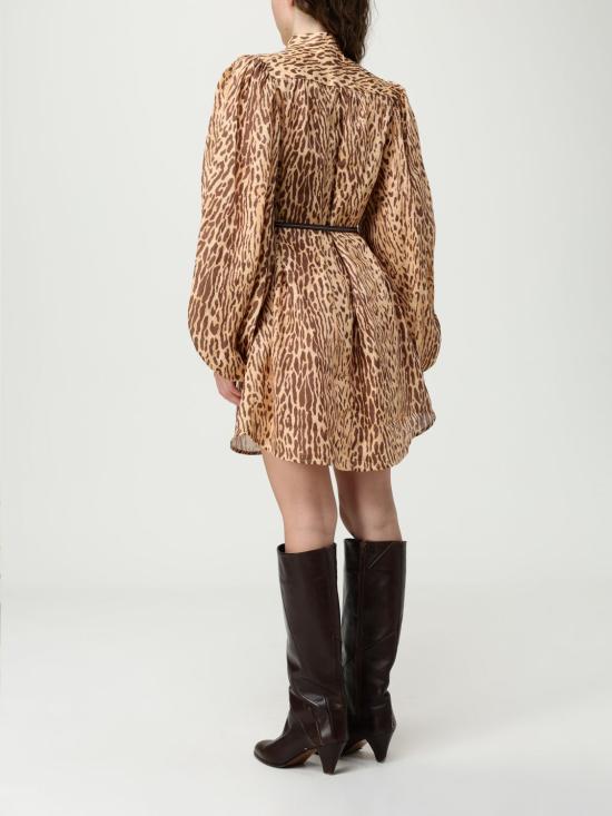 25FW 짐머만 숏 원피스 4593DSS255 TNLP Brown - ZIMMERMANN