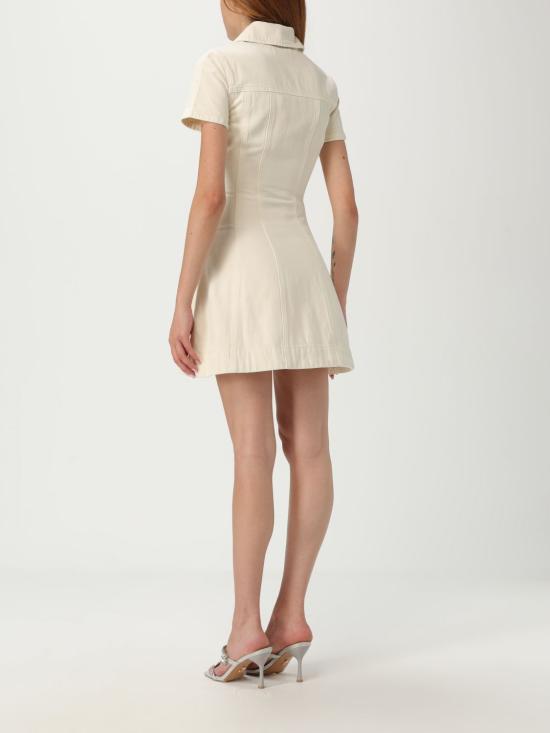 25FW 셀프 포트레이트 숏 원피스 PF25811SC CREAM White - SELF PORTRAIT