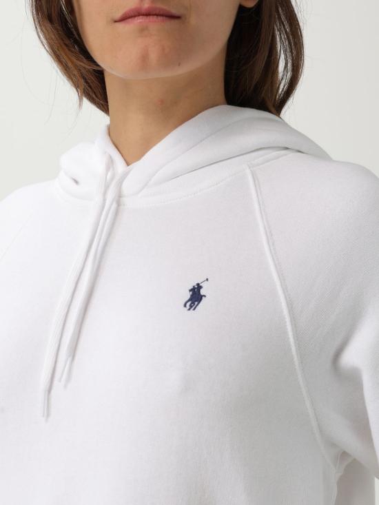 25FW 폴로 랄프로렌 후드 티셔츠 211971691 002 White - POLO RALPH LAUREN