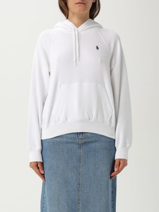 25FW 폴로 랄프로렌 후드 티셔츠 211971691 002 White