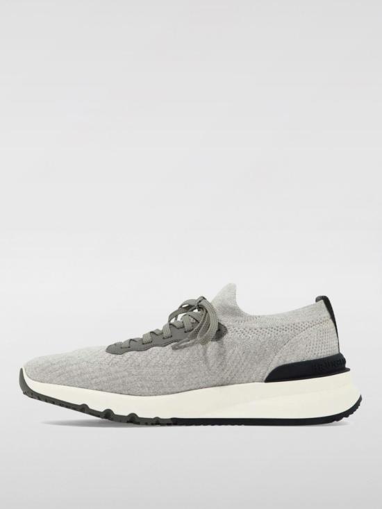 26SS 브루넬로 쿠치넬리 스니커즈 MZUPMB0252 CB308 Platinum - BRUNELLO CUCINELLI