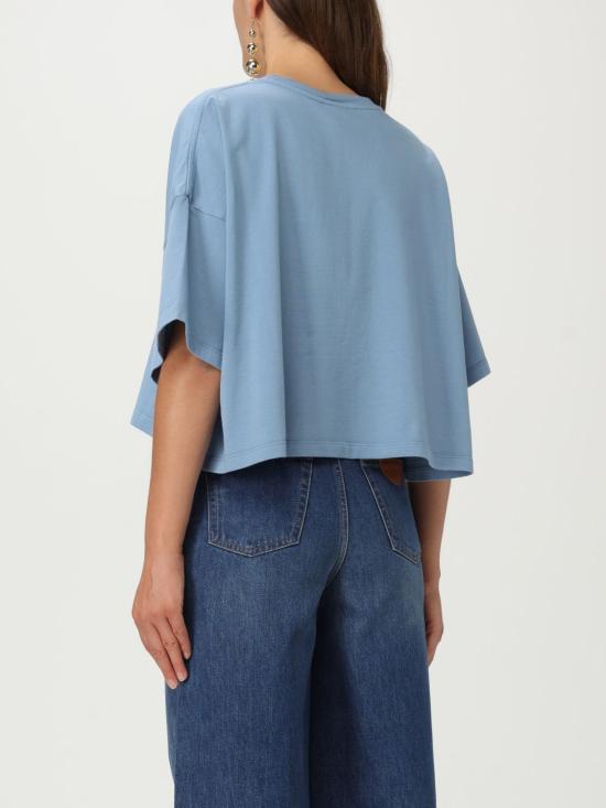 25FW 끌로에 반팔 티셔츠 CH25AJH09183 40Q Blue - CHLOE