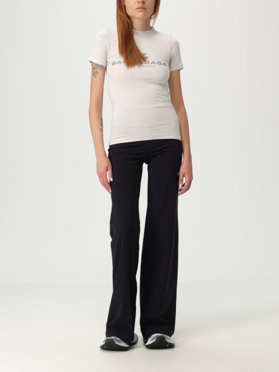 25SS 발렌시아가 액티브웨어 피티드 티셔츠 768075TQVU1 9016 White - BALENCIAGA