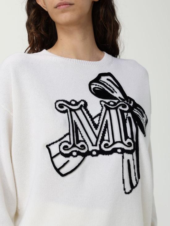 25FW 막스마라 스웨터 2521366011600 008 White - MAX MARA