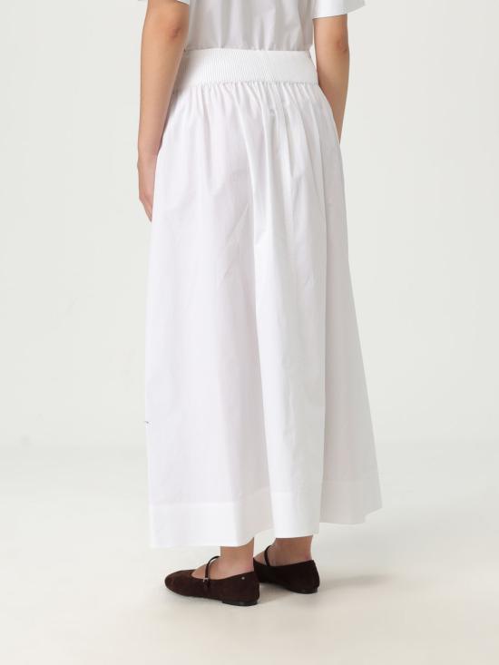 25FW 토리버치 롱 스커트 161691 100 White - TORY BURCH