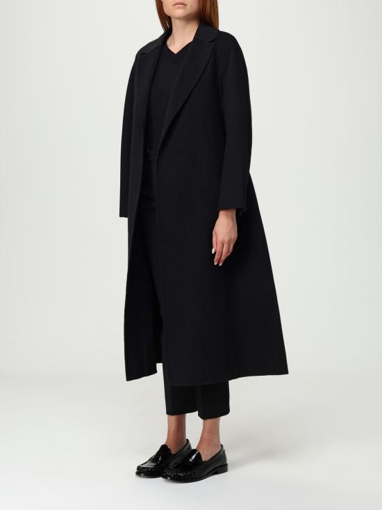 25FW 에스막스마라 에스투리아 버진울 코트  2529016081600 013 Black - 'S MAX MARA