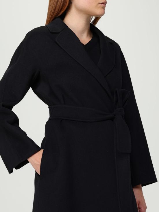 25FW 에스막스마라 에스투리아 버진울 코트  2529016081600 013 Black - 'S MAX MARA