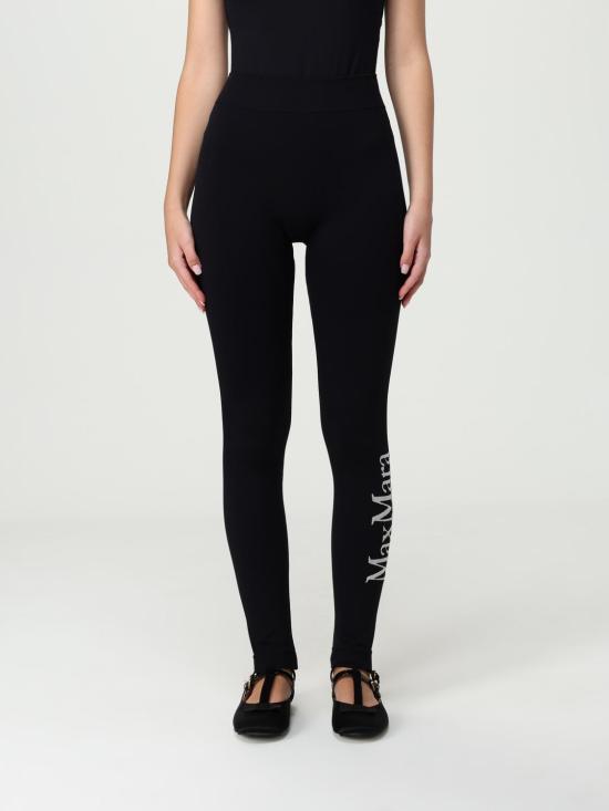 25FW 에스막스마라 스트레이트 팬츠 2529816011600 005 Black