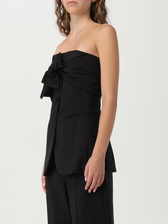 25FW 막스마라 민소매 티셔츠 2521166031600 004 Black - MAX MARA