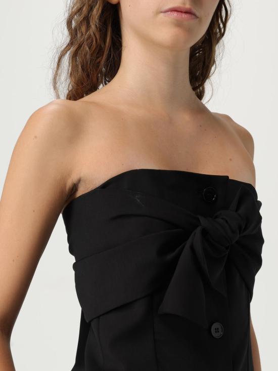 25FW 막스마라 민소매 티셔츠 2521166031600 004 Black - MAX MARA