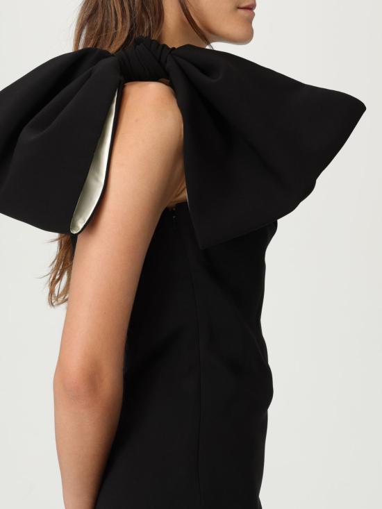 25FW 막스마라 미디 원피스 2521226057600 004 Black - MAX MARA