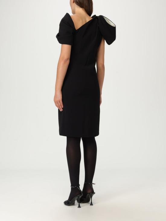 25FW 막스마라 미디 원피스 2521226057600 004 Black - MAX MARA