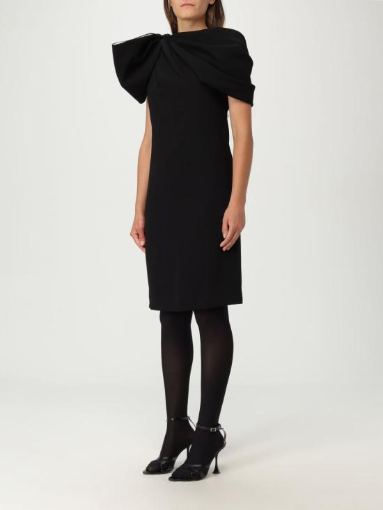 25FW 막스마라 미디 원피스 2521226057600 004 Black - MAX MARA