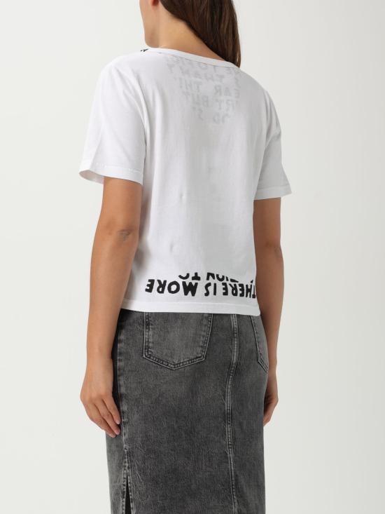 25FW MM6 메종마르지엘라 반팔 티셔츠 S62GD0203M20108 100 White - MM6 MAISON MARGIELA