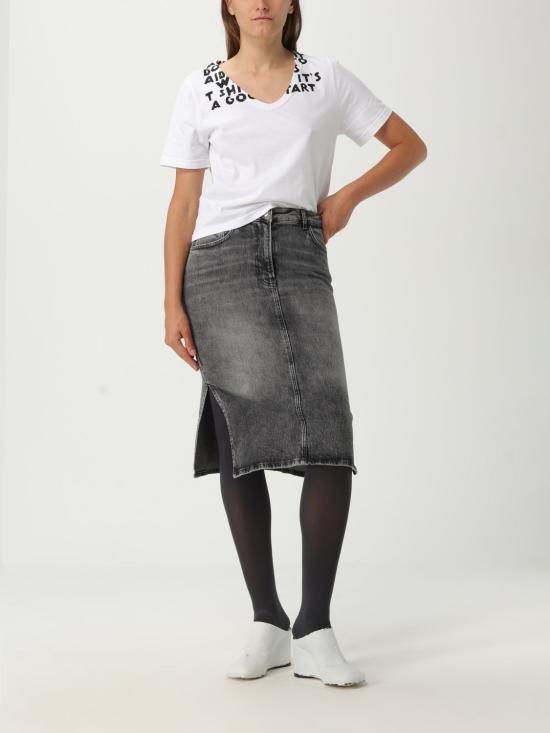 25FW MM6 메종마르지엘라 반팔 티셔츠 S62GD0203M20108 100 White - MM6 MAISON MARGIELA