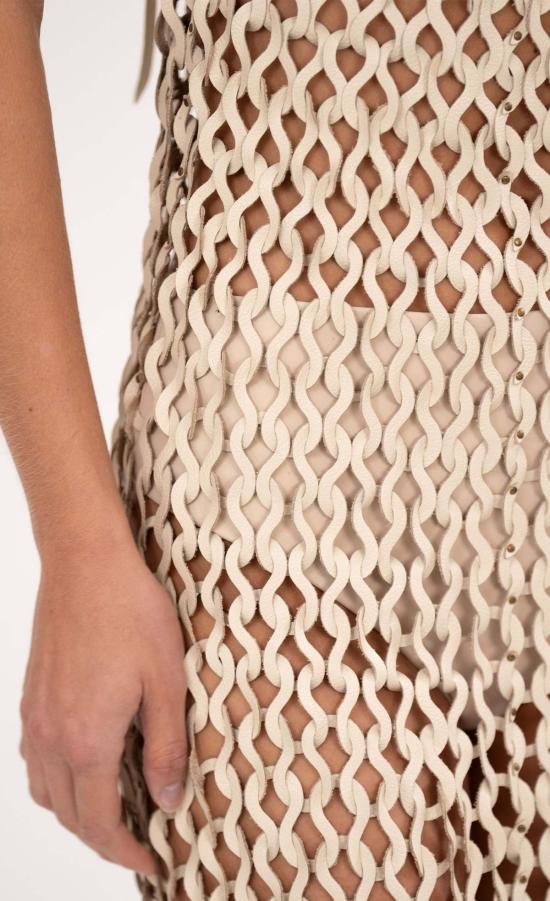  논살란트 레이블 롱 원피스 논샬런트 라벨 할리 드레스 크레마 - NONCHALANT LABEL