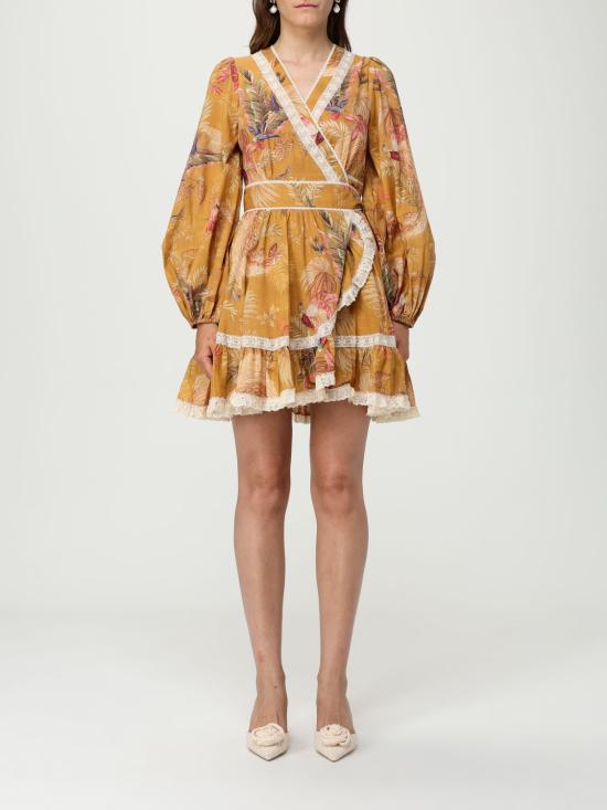 25FW 짐머만 숏 원피스 3245DSS253 MTDPFL Mustard