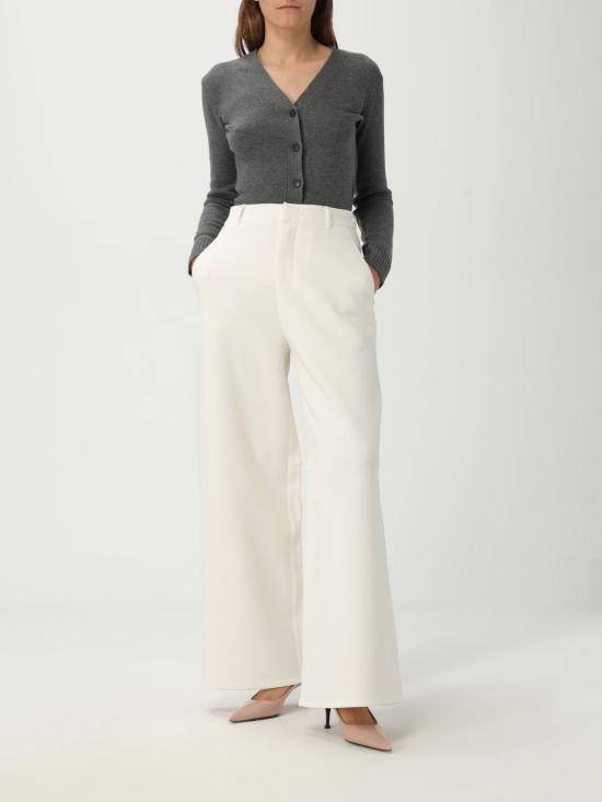 25FW 에스막스마라 MERLOT 메를로 코튼 팬츠  2529786021600 001 White - 'S MAX MARA