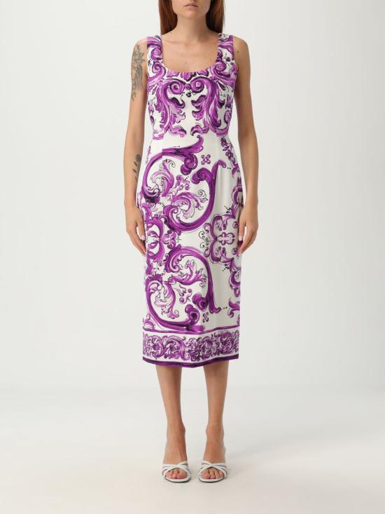 25FW 돌체앤가바나 롱 원피스 F6TSXTFHAA2 HP5DQ Multicolor