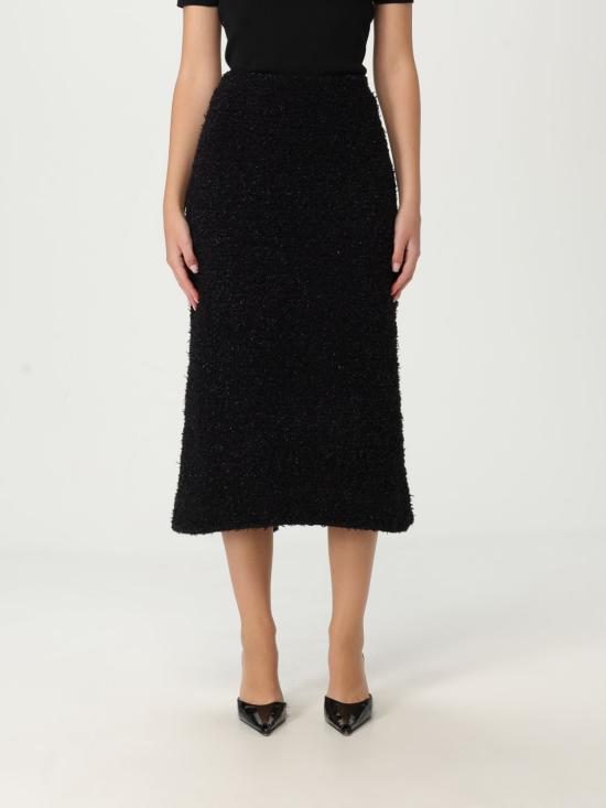 25SS 발렌시아가 미디 스커트 793601T3328 1000 Black