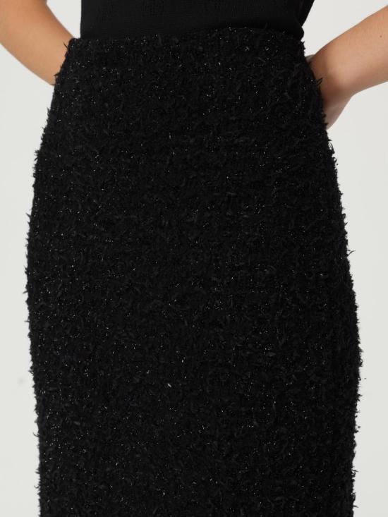 25SS 발렌시아가 미디 스커트 793601T3328 1000 Black - BALENCIAGA
