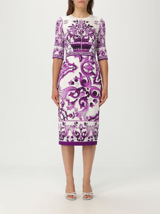 25FW 돌체앤가바나 미디 원피스 F6EAJTHPAEL IP3TN Multicolor