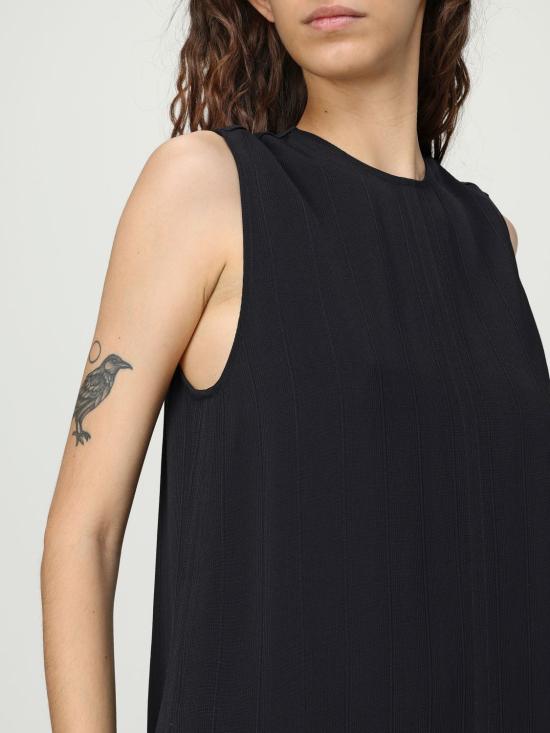 25SS 토템 민소매 티셔츠 252WRT0508FB0192 001 Black - TOTEME