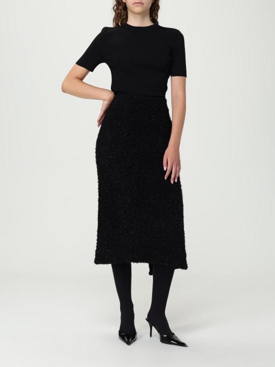 25SS 발렌시아가 반팔 티셔츠 793612T5215 1000 Black - BALENCIAGA