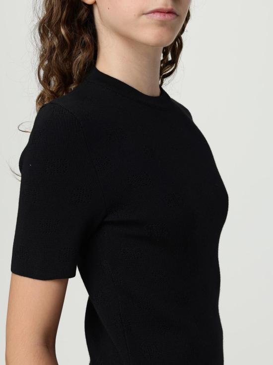 25SS 발렌시아가 반팔 티셔츠 793612T5215 1000 Black - BALENCIAGA