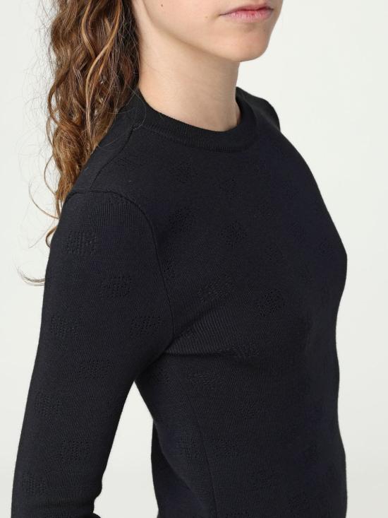 25SS 발렌시아가 긴팔 티셔츠 793613T5215 1000 Black - BALENCIAGA