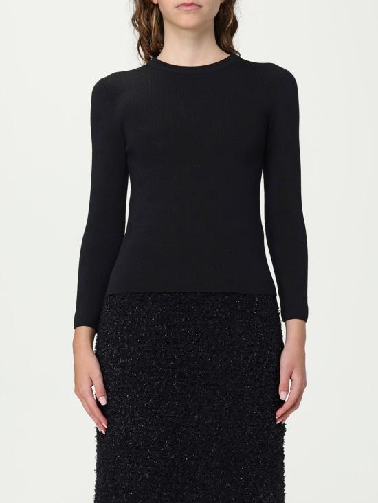 25SS 발렌시아가 긴팔 티셔츠 793613T5215 1000 Black