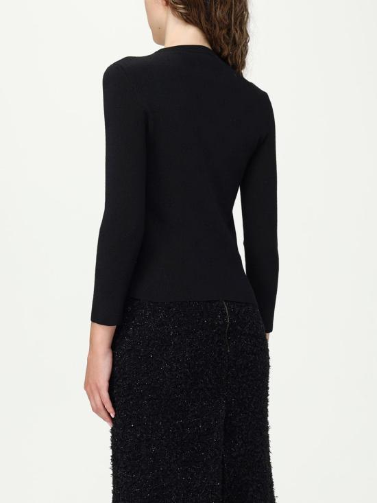 25SS 발렌시아가 긴팔 티셔츠 793613T5215 1000 Black - BALENCIAGA